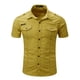 thumbnail image 1 of pstuiky camisetas camisas para hombre, Camiseta informal de manga corta con cuello redondo y diseño de red de pesca hueca para hombre camisas casuales para hombre s, 1 of 8