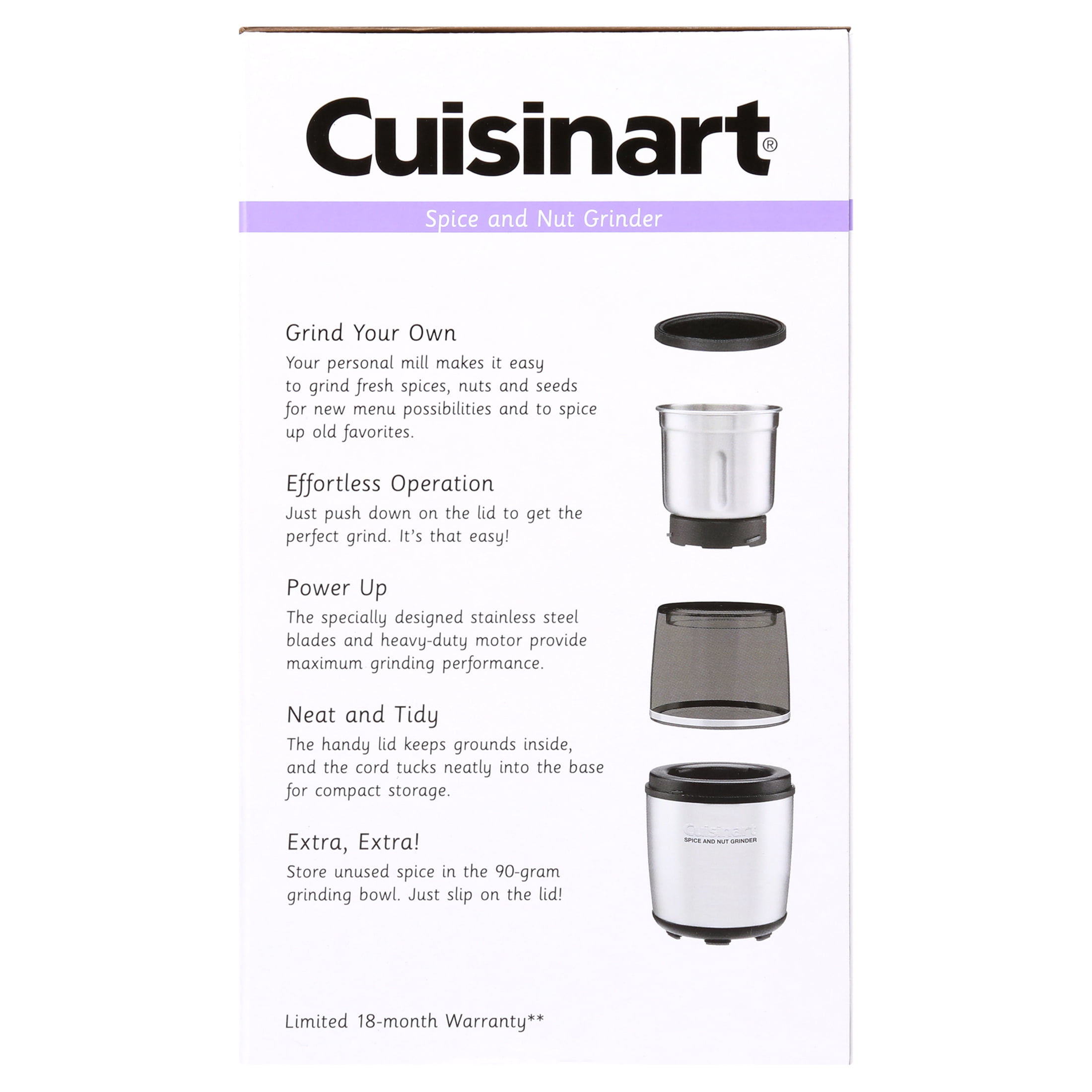Cuisinart Specialty Appliances Spice and Nut Grinder