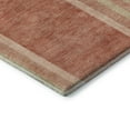 thumbnail image 4 of Addison Rugs Mayfield Washable Transitional Art Deco Salmon Rectangle Rug, 3' x 5', 4 of 6