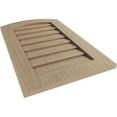 thumbnail image 5 of Ekena Millwork 12"W x 27"H Timberthane Rough Cedar Arch Top Faux Wood Non-Functional Gable Vent, Primed Tan, 5 of 5