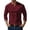 Red, variant on Mens T Shirt Long Sleeve Crew Neck Corduroy Henley Shirts Basic Red Shirts with Button Mens Fashion Clothing