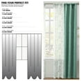thumbnail image 4 of (2 pack) Mainstays Metallic Blackout Curtains and Sheers Set, 4 Panels, Green Sage, 27.5" W x 84” L, 4 of 7