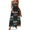 thumbnail image 1 of Nuevo patrón de votación: vestido blanco sin mangas, vestidos elegantes, tallas grandes, traje de verano para mujer, ropa de mujer, 1 of 7
