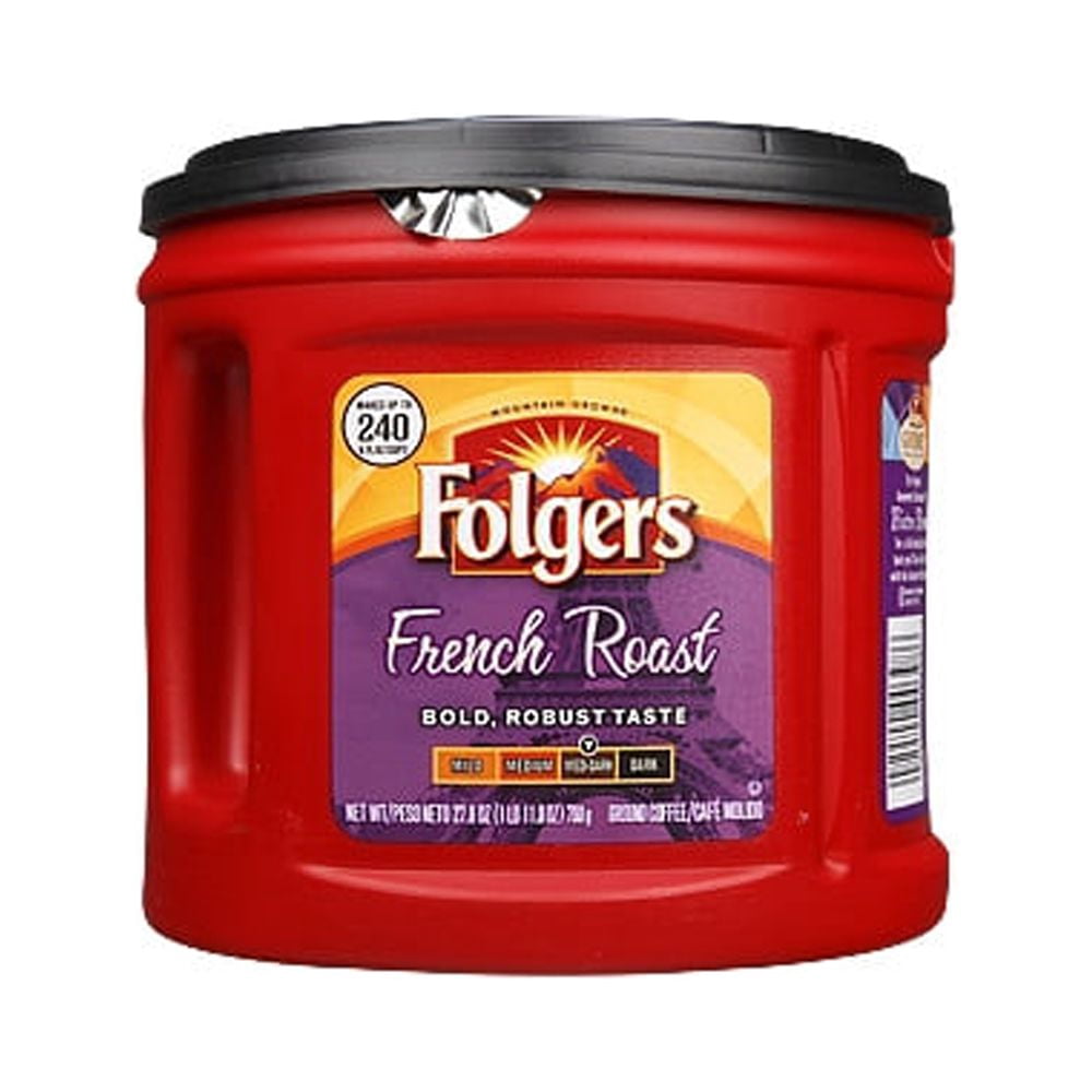 Folgers Mountain Grown French Roast Med-Dark Ground Coffee