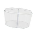 thumbnail image 3 of Tanque para peces beta pequeño, pecera pequeña, caja de cría transparente, pecera para betta con divisor para camarones, guppys, peces bebé, betta, 3 of 9