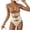 Camel #105, variant on Womens One Piece Swimsuit Tummy Control Ruched Cutout Color Block Bathing Suit for Cruise Vacation Beige S