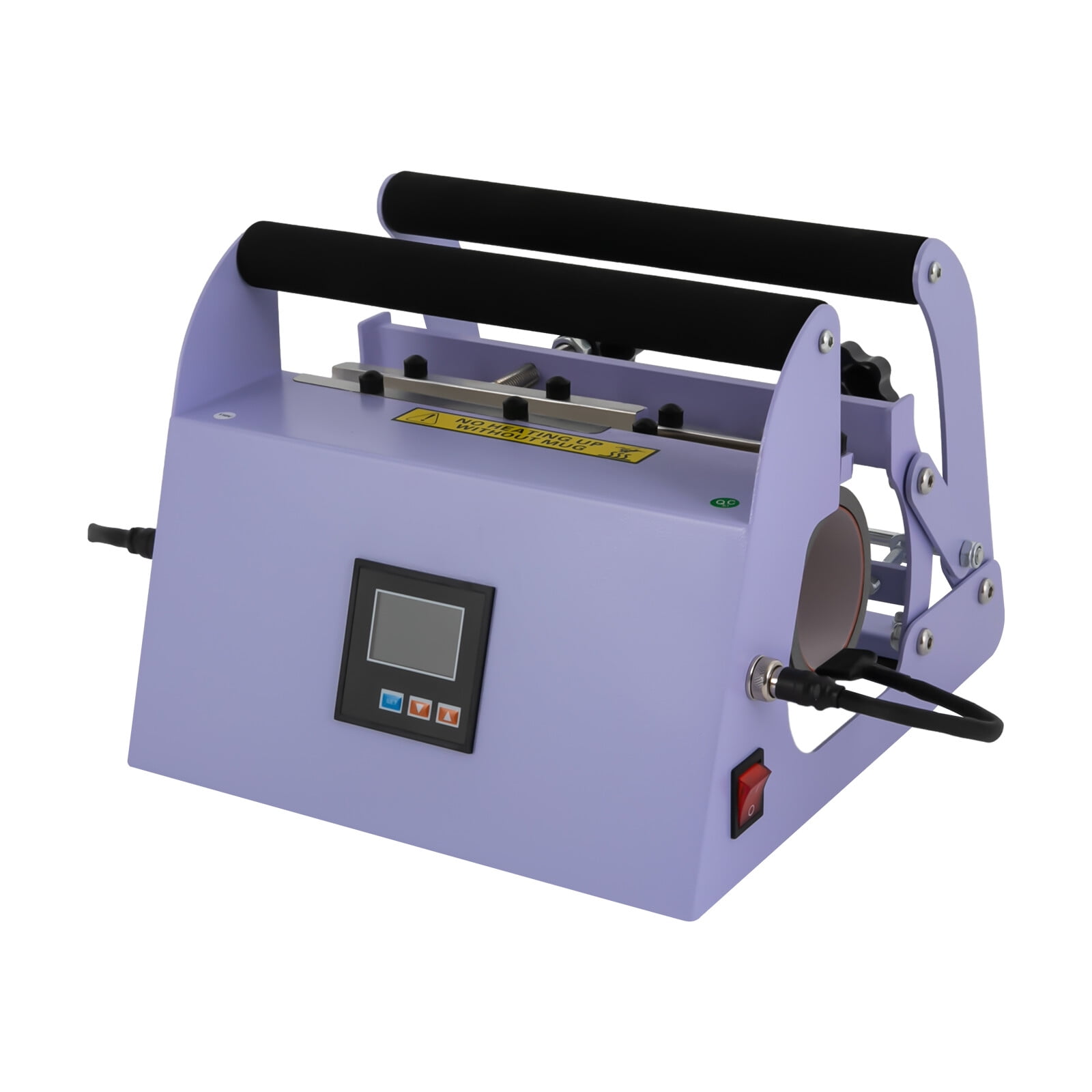 500W Tumble Heat Press, 40oz Tumbler Heat Press Machine, Light Purple, Cup Heat Transfer Machine, 110V