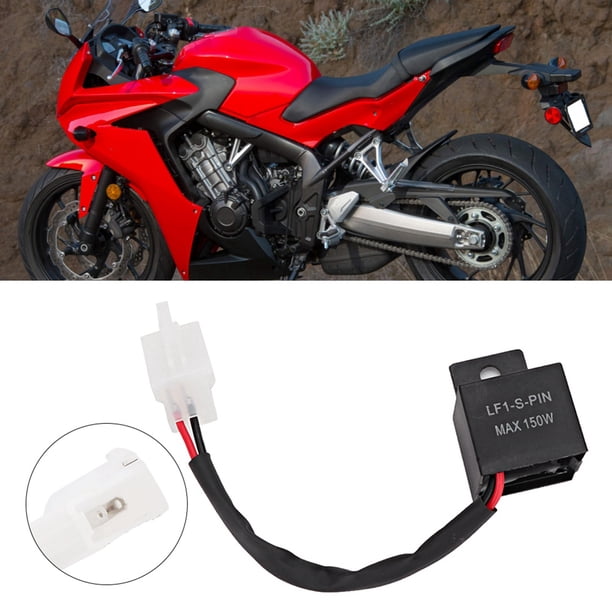 Decodificador De Relé Intermitente De 2 Pines Para Motocicleta, Luz LED De Intermitente Para