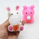 thumbnail image 5 of CHAO Aprieta y sopla el pato de burbujas, infla el pato con globos, diviértete y desahoga, pellizca y disfruta, descomprime el pequeño juguete XiXi Bubble Bunny, 5 of 5