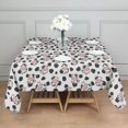 thumbnail image 3 of White Cow Spot Pattern Square Tablecloth,Waterproof Square Table Cover,Wipeable Spillproof Washable Table Cover for Home Kitchen Party Decor 42"X42"(107x107cm), 3 of 6