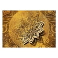 thumbnail image 2 of Tiptophomedecor Peel and Stick Zen Wallpaper Wall Mural - Golden Mandala - Removable Wall Decals, 2 of 3