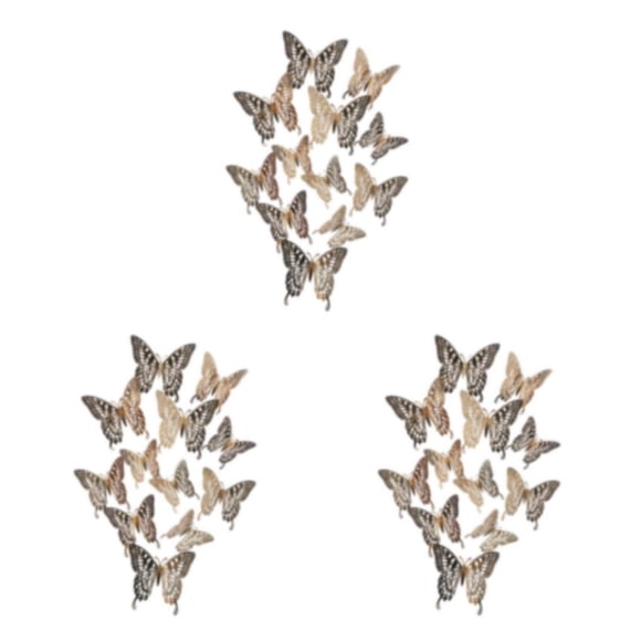 Yuarrent Colorful Wall - Mariposas simuladas decorativas Belleza simulada decorativa para paredes Colorful Wall Home LK12 Type1 NO1
