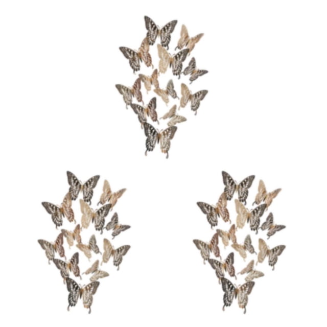 Yuarrent Colorful Wall - Mariposas simuladas decorativas Belleza simulada decorativa para paredes Colorful Wall Home LK12 Type1 NO1