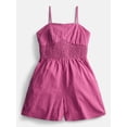 thumbnail image 4 of Weekend Academy Girls Smocked Seersucker Romper, Sizes 4-18, 4 of 4