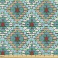 thumbnail image 2 of Ambesonne Tribal Fabric by the Yard Upholstery, Peruvian Shapes, 1 Yard, Multicolor, 2 of 5