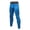 Blue, variant on Men’s Pro Elastic Waist Compression Pants, Workout Leggings with Side Pocket for Gym, Running & Training Black S