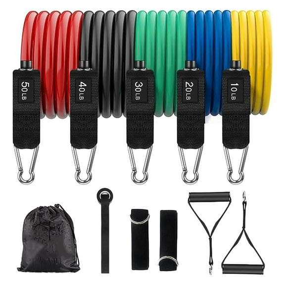Resistance Bands, Exercise Bands, Workout Bands, Resistance Bands for Working Out with Handles for Men and Women, Exercising Bands for Fitness Weights Work Out at Home