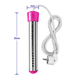 thumbnail image 2 of Calentador de inmersión para bañera Calentador de inmersión eléctrico para viajes, Calentador de inmersión de acero inoxidable, Calentador de agua eléctrico Calentador de inmersión para piscina, 2000 W negro JM, 2 of 4