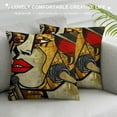 thumbnail image 3 of Nawypu Jazz Art Pillow Cover,Abstract Jazz Music Art with and Piano Painting Cushion Covers Home Decorative Throw Pillowcases, 3 of 5