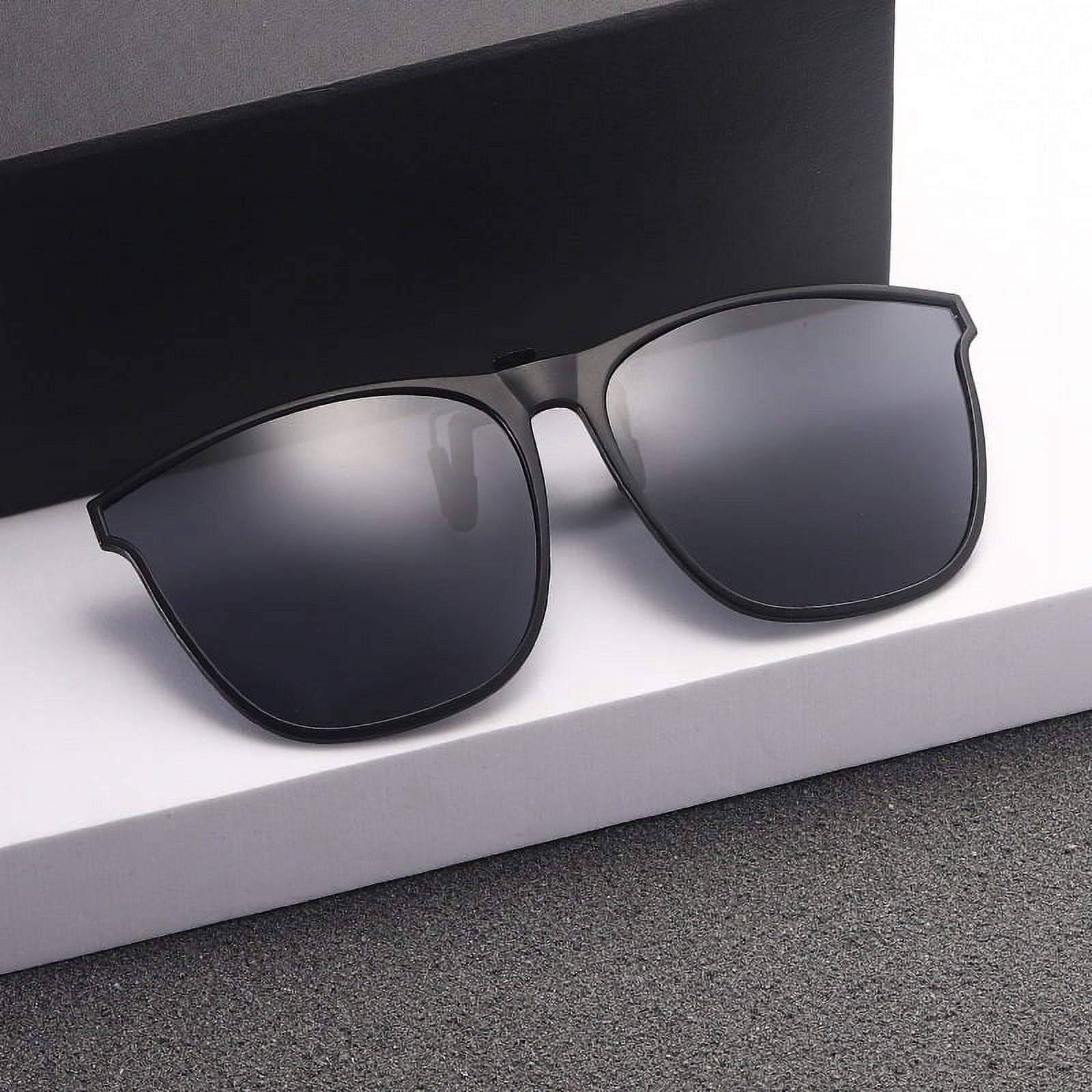 Dedang Clip Lunettes de Soleil Polarisees Clip Solaire pour Lunettes De Vue Pour Hommes Femmes Lunettes Conduite De Nuit et Les Activites de Plein Air Walmart