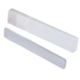 thumbnail image 2 of Walbest 2Pcs Mini 3.5" Portable Clear Glass Nail Files Rectangle Manicure Polisher Buffer with Box, 2 of 7