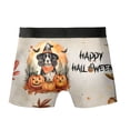 thumbnail image 2 of Happy Halloween Brittany Spaniel Witches Hat Pumpkin Carving All Over Print Boxer Briefs Underwear for Men Dad Brittany Dog Lover Gifts Idea - 02019, 2 of 6