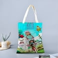 thumbnail image 2 of Kipo and the Age of Wonderbeasts Bolso de tela con estampado de lienzo para mujer, bolsa de compras reutilizable y estética, con cremallera interior, regalo para mujer,40*45cm., 2 of 6