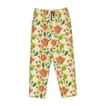 thumbnail image 4 of Naloa Rose Daisy Print Women’s Ultra-Soft Comfy Pajama Lounge Pants with Pockets & Drawstring, 4 of 8