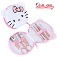 thumbnail image 2 of Juego de cortaúñas de acero inoxidable para manicura, juego de cortaúñas de Hello Kitty de 7 piezas, cortaúñas para el hogar, herramienta de pedicura, 2 of 4