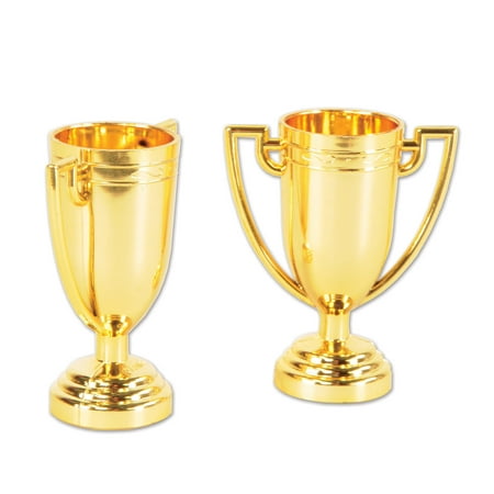 Club Pack of 96 Mini Gold Colored Trophy Cup Award Decorations (Best Place To Get Golf Clubs)