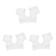 thumbnail image 4 of Seitruly Mujeres Underarm Armpit Vest Top Sweat Pad Sweat Absorbing Shirt L White Type1 NO1, 4 of 6