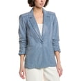 thumbnail image 3 of Cinq à Sept womens  Chambray Kylie Jacket, 0, Blue, 3 of 4
