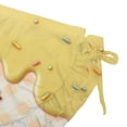 thumbnail image 4 of Kids Girls Two Piece Tankini Swimsuit Ice Cream Pattern Ruffled Skirt Bottom Bathing Suit Resort Swim Wear Outfit 4-8 Years Yellow, 4 of 6