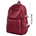 thumbnail image 3 of HJYCHN Bookbag for Girls Dot Print Large Capacity Daypack Back to School Supplies for Kids and Backpack for Boys D, 3 of 5