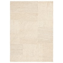 SAFAVIEH Natural Fiber Iacopo Solid Area Rug, Bleach/Ivory, 3' x 5'