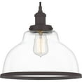 thumbnail image 2 of Quoizel Leo 12" Pendant Light in Old Bronze, 2 of 5