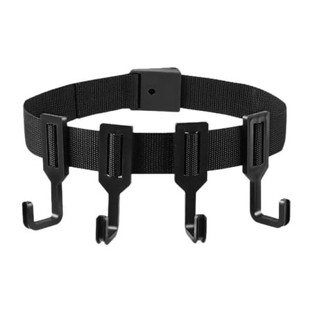 Pitycbo Tree Stand Harness Strap Hunting Harness with 4 Hooks Resistant Accessory Holder