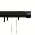 thumbnail image 2 of Sims Decorative Traverse Rod w/ Sliders 30-48" - Black, 2 of 2