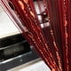 thumbnail image 1 of Cortina decorativa con forma de cadena para puerta, 100 x 200 cm, color vino tinto, 1 of 8