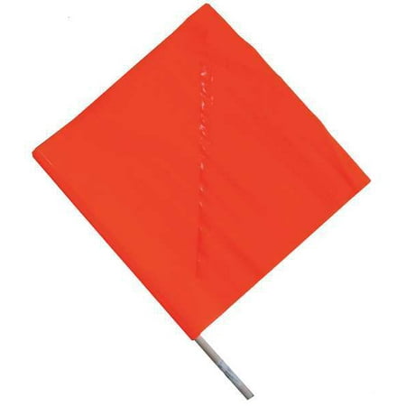 

ZoroSelect Handheld Warning Flag Orange 18x18In
