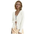 thumbnail image 1 of Formal Cardigan Sweater Dresses for Women Thick Sweater Cardigan plus Size Short Cardigan Summer Sweaters for Women Open Front Light Sweaters for Women Open Front Titanium Snap Cardigan Sweaters for, 1 of 4