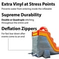 thumbnail image 6 of TentandTable Commercial Inflatable Water Slide, Fire Marble with Blower, 18', 6 of 9