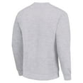 thumbnail image 3 of Men's Starter Heather Gray Dallas Stars Stick And Puck Logo Fleece Pullover Sweatshirt, 3 of 3