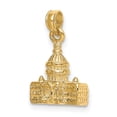 thumbnail image 5 of FJC Finejewelers 10 kt Yellow Gold 3-D Washington D.C. Capital Building Charm, 5 of 7