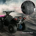 thumbnail image 6 of Pirecart Ride On ATV for Toddler, 6V Electric Riding Motorcycle w/ 4-Wheeler Quad, 1.86MPH Max Speed, Music, LED Headlights, 6 of 7