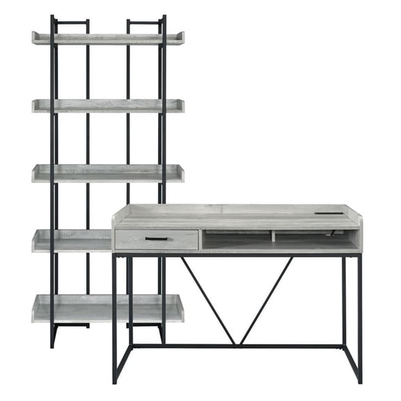 Picket House Furnishings Peyton 2Pc Set in Grey