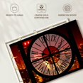 thumbnail image 6 of Elephant Stock Clock Window - Nyc Red Night Wall Art - Horizontal Canvas Wall Art - Hallway Wall Decor - Places Canvas - Brown And Yellow Decor By Philippe Hugonnard - 24" x 16", 6 of 8