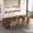 Wood2, variant on Extendable Foldable Wooden Dining Table, Adjustable Length Rectangle Expandable Console Table, Multifunctional Space Saving Furniture For Kitchen Living Room Office