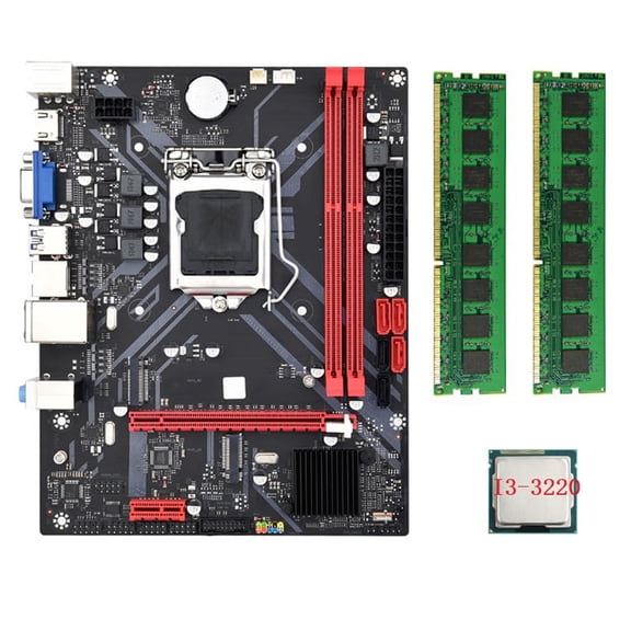 B85M VHL Desktop Motherboard I3-3220 CPU 2X DDR3 1600MHz 8G RAM LGA 1155 USB 3.0 3.0 Computer Motherboard