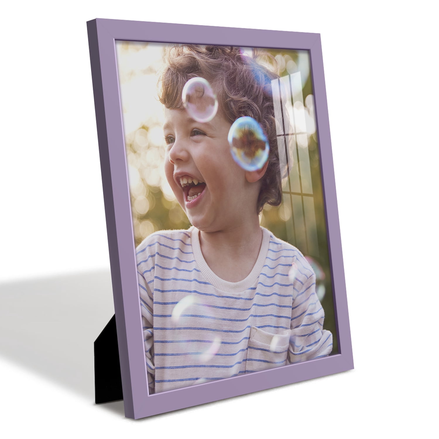 Modern 11 in. x 14 in. Violet Picture Frame (Set of 2)